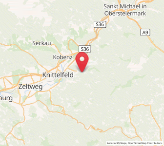Map of Rachau, Styria