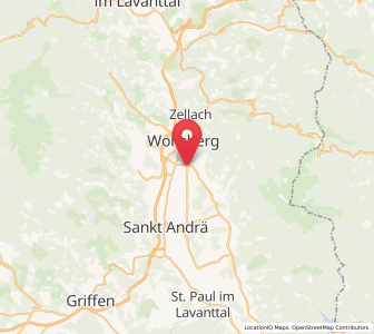 Map of Reding, Carinthia