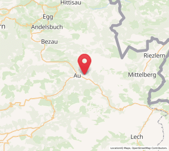 Map of Rehmen, Vorarlberg