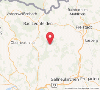 Map of Reichenau im Mühlkreis, Upper Austria