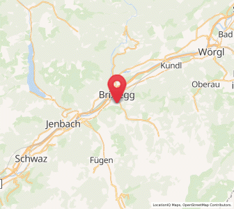 Map of Reith im Alpbachtal, Tyrol