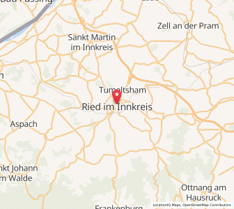 Map of Ried im Innkreis, Upper Austria