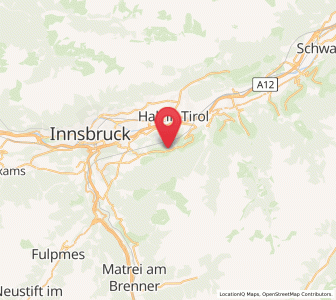 Map of Rinn, Tyrol