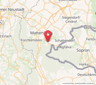 Map of Rohrbach bei Mattersburg, Burgenland
