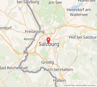 Map of Salzburg, Salzburg