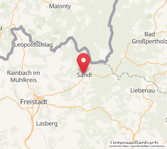 Map of Sandl, Upper Austria