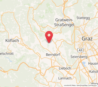 Map of Sankt Bartholomä, Styria