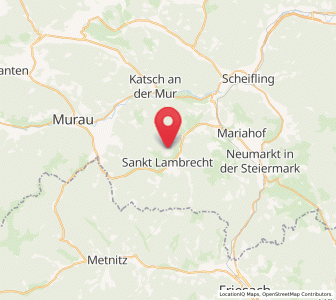 Map of Sankt Blasen, Styria