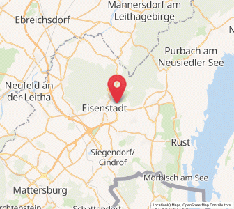 Map of Sankt Georgen am Leithagebirge, Burgenland