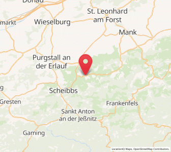 Map of Sankt Georgen an der Leys, Lower Austria