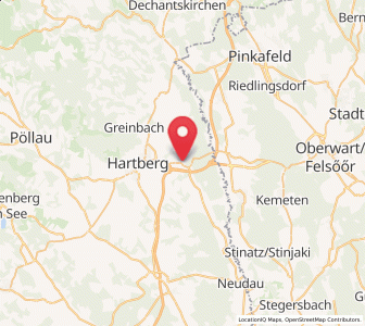 Map of Sankt Johann in der Haide, Styria
