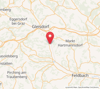Map of Sankt Margarethen an der Raab, Styria
