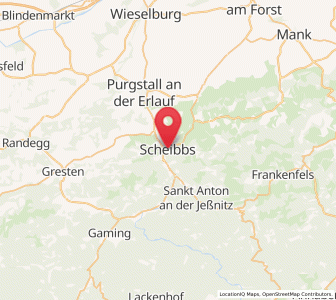Map of Scheibbs, Lower Austria