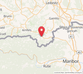 Map of Schlossberg, Styria