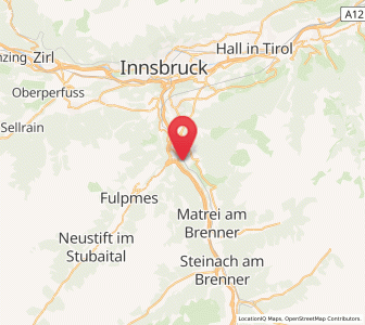 Map of Schönberg im Stubaital, Tyrol