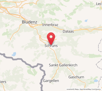 Map of Schruns, Vorarlberg
