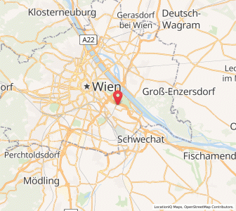 Map of Simmering, Vienna