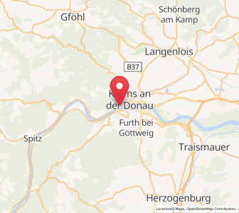Map of Stein an der Donau, Lower Austria