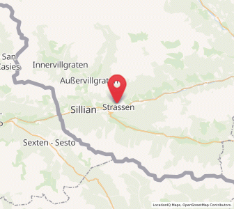Map of Strassen, Tyrol