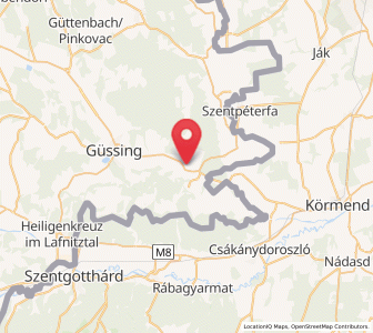Map of Strem, Burgenland