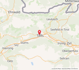 Map of Telfs, Tyrol