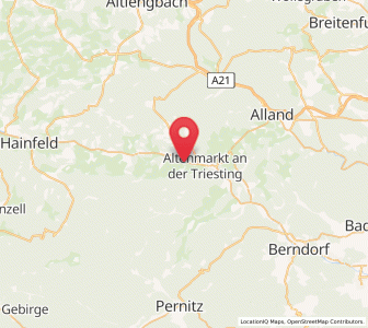 Map of Thenneberg, Lower Austria