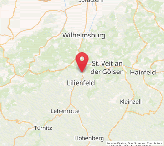 Map of Traisen, Lower Austria