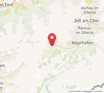 Map of Tux, Tyrol