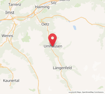 Map of Umhausen, Tyrol