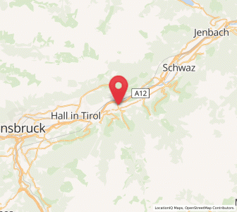 Map of Wattens, Tyrol
