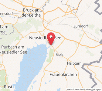 Map of Weiden am See, Burgenland