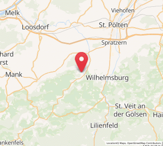 Map of Weinburg, Lower Austria