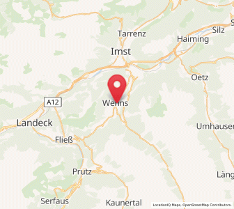 Map of Wenns, Tyrol