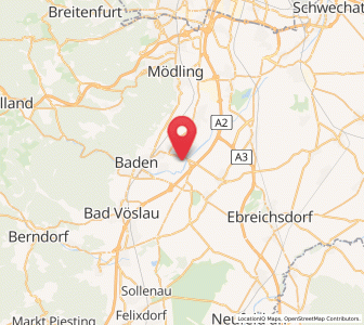 Map of Wienersdorf, Lower Austria