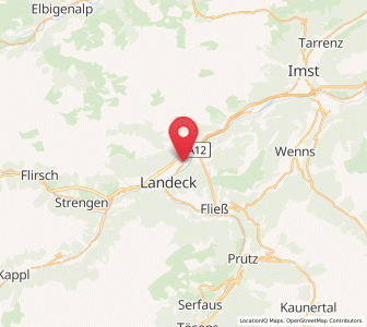 Map of Zams, Tyrol