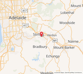 Map of Aldgate, South Australia