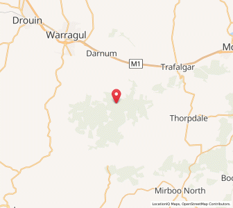 Map of Allambee, VictoriaVictoria