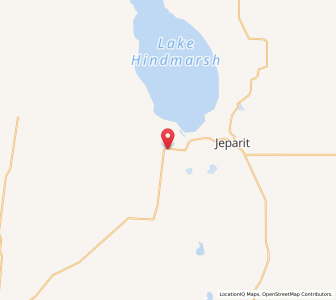 Map of Allanby, VictoriaVictoria