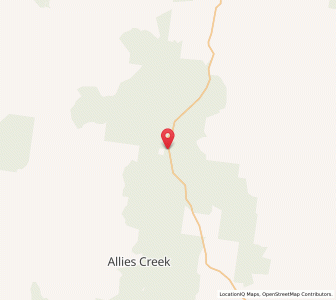 Map of Allies Creek, Queensland