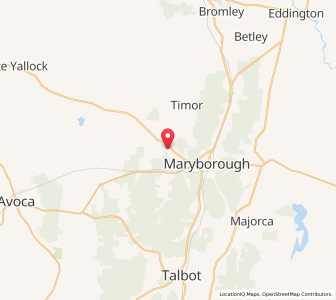 Map of Alma, VictoriaVictoria