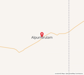 Map of Alpurrurulam, Northern Territory