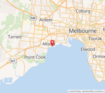 Map of Altona, VictoriaVictoria