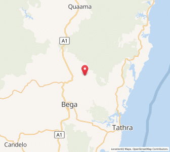 Map of Angledale, New South Wales