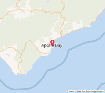 Map of Apollo Bay, VictoriaVictoria