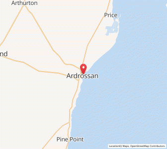 Map of Ardrossan, South Australia
