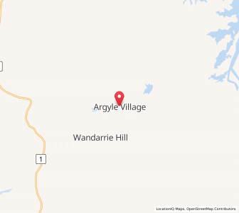 Map of Argyle Village, Western Australia