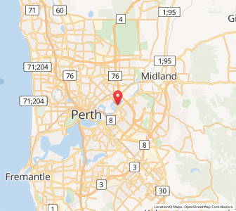 Map of Ascot, Western Australia