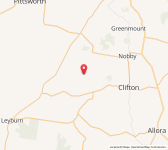 Map of Back Plains, Queensland