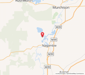 Map of Bailieston East, VictoriaVictoria