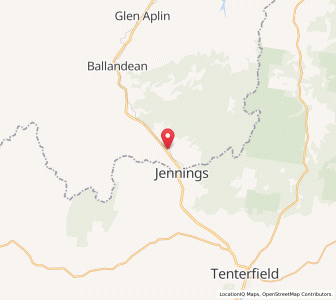 Map of Bald Mountain, Queensland